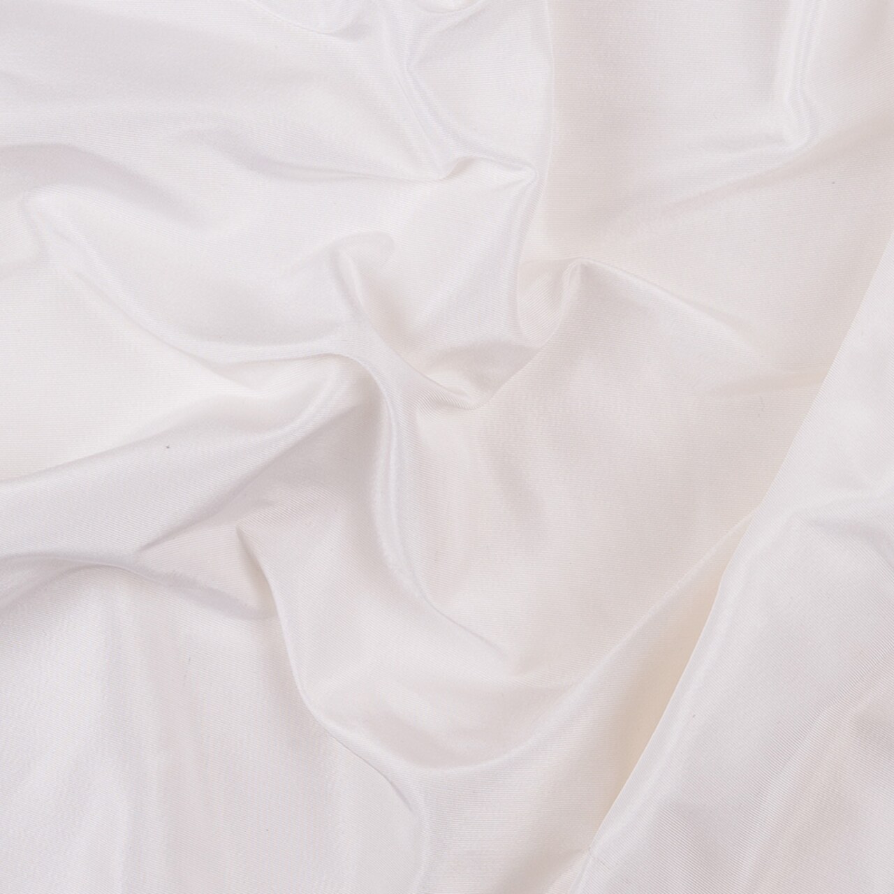 1 Yard Premium Silk Taffeta Fabric in White Solid Silk 54 Inch Wide